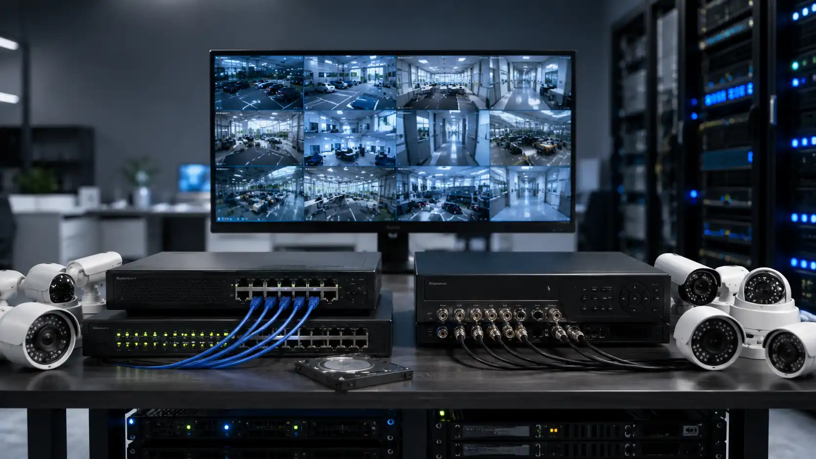 تفاوت NVR و DVR چیست؟ راهنمای انتخاب دستگاه ضبط