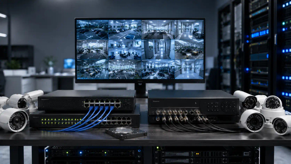 تفاوت NVR و DVR چیست؟ راهنمای انتخاب دستگاه ضبط