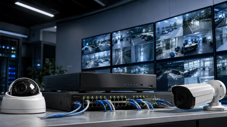 دوربین مداربسته تحت شبکه چیست؟ راهنمای کامل IP و NVR
