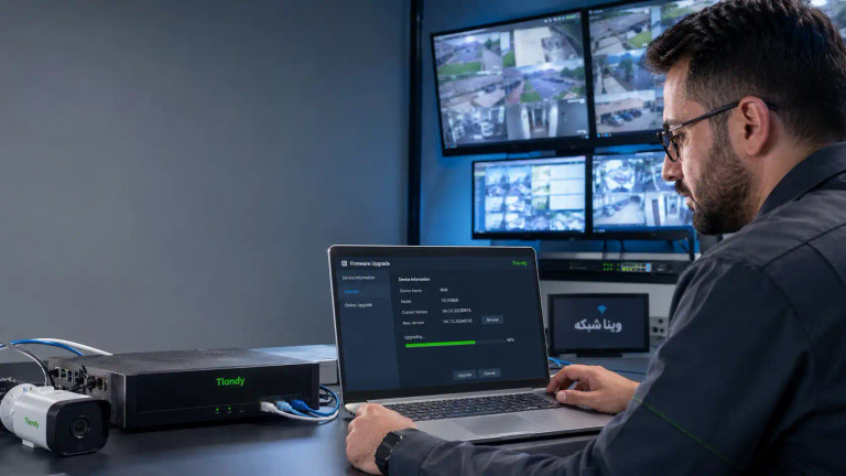 آموزش آپدیت Firmware تیاندی؛ راهنمای دوربین و NVR