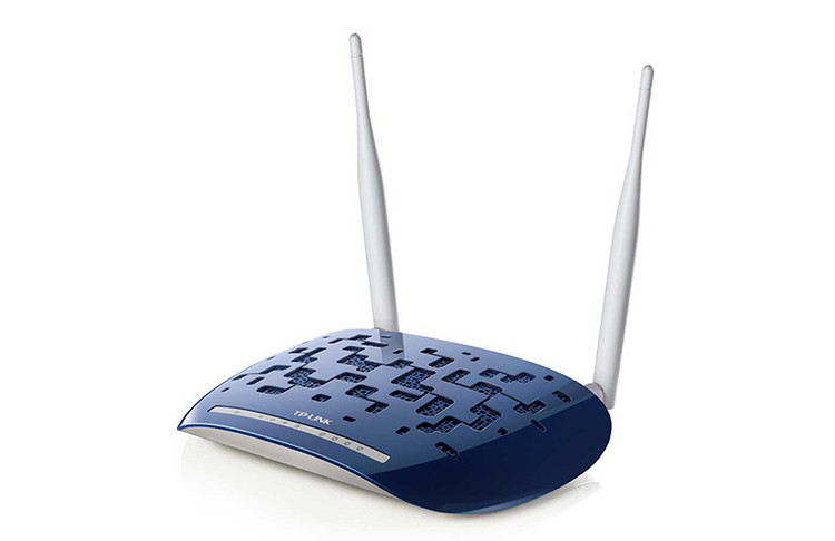 مودم روتر +ADSL2 بیسیم N300 تی پی لینک مدل TD-W8960N