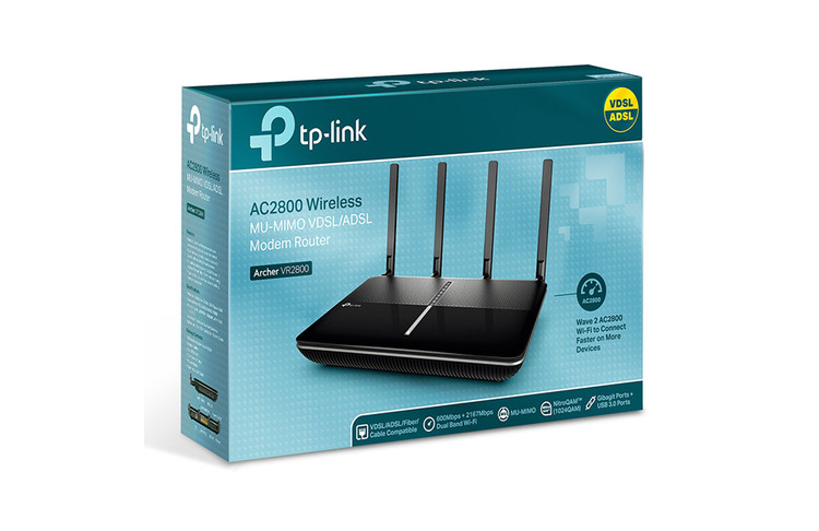 مودم روتر VDSL/ADSL بیسیم AC2800 تی پی لینک مدل Archer VR2800