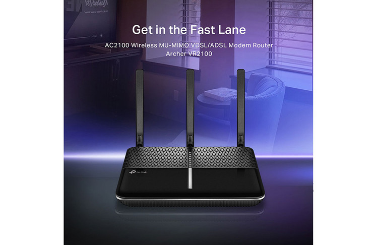 مودم روتر VDSL/ADSL بیسیم AC2100 تی پی لینک مدل Archer VR2100