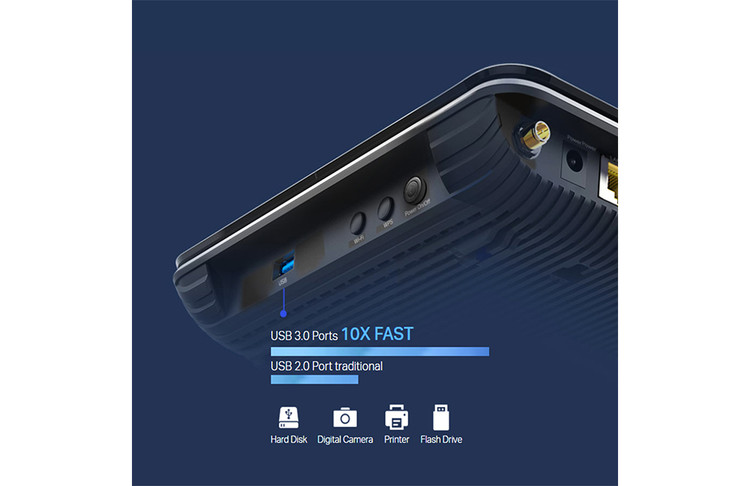 مودم روتر VDSL/ADSL بیسیم AC2100 تی پی لینک مدل Archer VR600