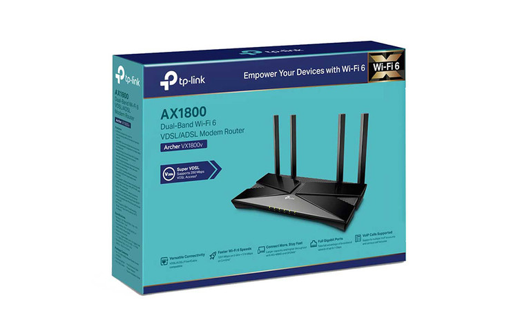 مودم روتر بیسیم گیگابیت و دوباندتی پی لینک Archer VX1800v