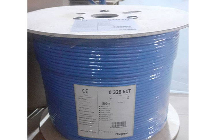 کابل شبکه لگراند CAT6 UTP LSZH آبی درجه یک